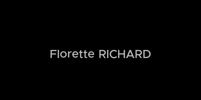 Showreel FLORETTE RICHARD 2026